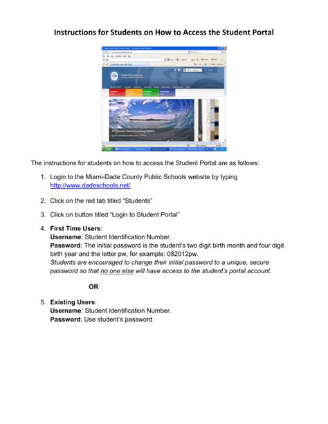 miami dade student portal iready.